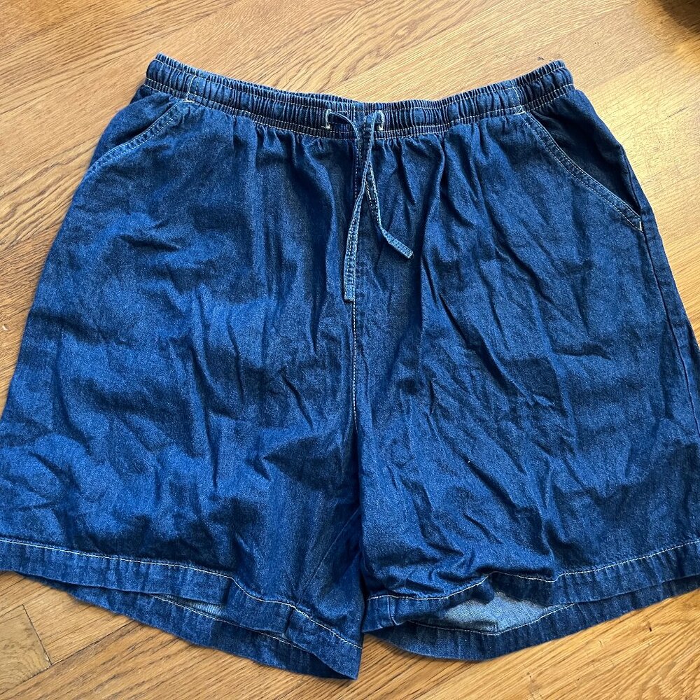 Soft Denim Shorts